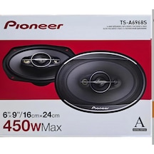 Pıoneer Ts-a6968s-450w Max / 90w Rms-6''x9'' 16x24cm -kaliteli-kapaklı Oval Hoparlör-2025 Seri