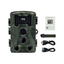 16mp 1080p Gündüz/gece Kamera Ip54 Suya Dayanıklı, 34 Kızılötesi Işık, Açık Hava Avcılık Ve Hayvan İzleme İçin Çok Fonksiyonlu Güvenlik Sistemi Siyah Siyah