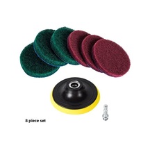 Monyee Araç Cam Ve Tekerlek Cila Seti - 8 Parça Profesyonel Cila Toolları, Cila Tozu Ve 4 İnç Otostik Pamuk Diskler İle Kirik Ve Yırtık Giderici