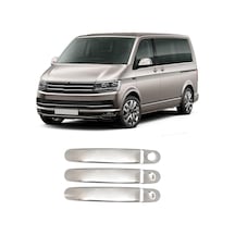 Volkswagen T6 Caravella Uyumlu 2015-2023 Krom Kapı Kolu 3 Kapı Paslanmaz Çelik