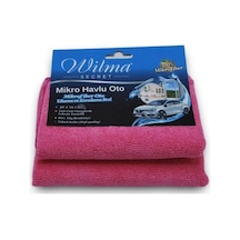 Mikrofiber Büyük Boy Pembe Kurulama Bezi 2 Adet Çok Renkli