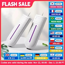 Ayakkabı Kurutucular Uv Sterilizasyonu Nem Alma Taşınabilir Beyaz - Siyah