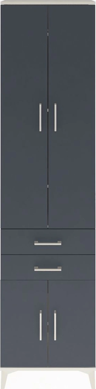 Arges Dolap 5 Raflı 2 Çekmeceli 4 Kapaklı 60x30x243 Aytaşı-an... Aytaşı
