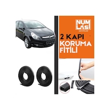 Opel Corsa D İki Kapı Koruma Fitili Siyah Renk Numlas-a Kalite-nm2647
