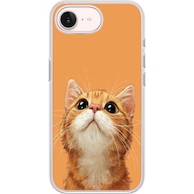 İphone 17e Uyumlu Masum Kedi Baskılı Silikon Kılıf