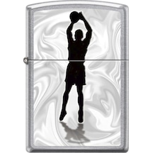 Zippo Basketball Player Shadow Street Chrome Çakmak - 49007-00063-model31