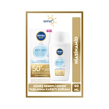 Nivea Sun Hafif Dokulu Koruyucu Yüz Güneş Kremi SPF50+ 40 ML