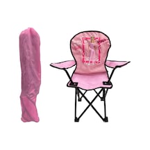 Barbie Katlanabilir Çocuk Kamp Sandalyesi - Açık Pembe Pembe