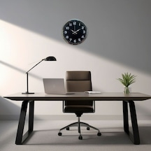 Silver Shadow 40 Cm Metal Duvar Saati Çok Renkli
