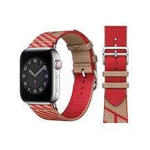 Kilifone -  Apple Uyumlu  Watch  38mm - Kordon Hasır Kordon Krd-51