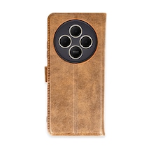 Xiaomi Redmi 14c Uyumlu Kılıf Trend S Plus Kapaklı Kılıf - Taba