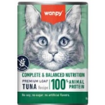 Wanpy Tahılsız %100 Gerçek Et Ton Balıklı Kedi Konservesi 375 Gr
