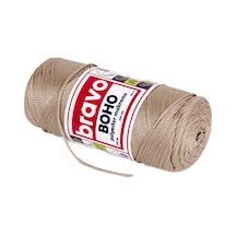 Boho Polyester Makrome İplik 2 Mm 200 Gr 230 Metre No: 4 Renk Kodu: 30 Bej