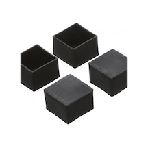 Adilon Pls Düz Tapa Kare 4'Lü Set 4X4X4 Cm