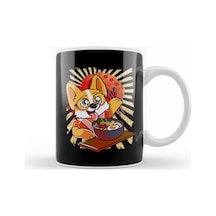 Kawaii Puppy Ramen Bowl Funny Anime Noodles Dog Kupa Bardak Porselen Karışık