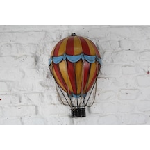 Jayland Vintage Metal Retro Sıcak Hava Balonu-Büyük Boy