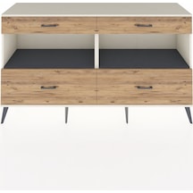Hyperion Konsol 2 Raflı 4 Çekmeceli 176x44x99 Aytaşı-antrasit/ça Aytaşı-antrasit/çam