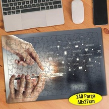 Sosyal Ağ Teknoloji Uzmanı 240 Parça Puzzle Yapboz-113652599