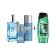 Avon İndividual Blue Erkek Parfüm EDT 100 ML 4'lü Set