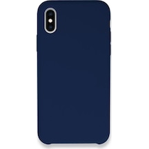 Newface Apple İphone Xs Max Kılıf Lansman Legant Silikon - Lacivert