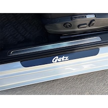 Getz Pleksi Kapı Eşiği Piano Black 4 Parça
