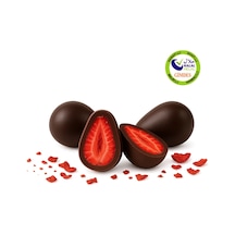 Bitter Çikolatalı Çilek Draje 250 G