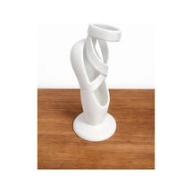3d Beyaz Bale Point Tasarım Masa Dekoru 12 Cm