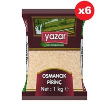 Yazar Osmancık Pirinç 6 x 1 KG