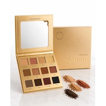 Farmasi Glam Up Far Paleti 12 Renk Yüksek Pigmentli Doğal Ve Gece Tonları Göz Farı Seti 0