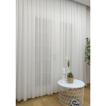Evdepo Home Kullanıma Hazır Krep Tül Perde