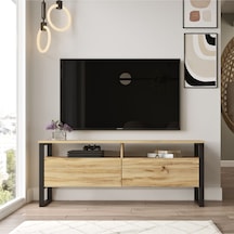 Arya 140cm Tv Ünitesi Sehpası Metal Ayaklı 140cm Keçe Ary11-ke Keçe