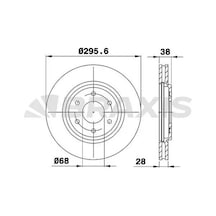 Braxıs Ae0310 Fren Diski On 40206eb300 - 2 Adettir