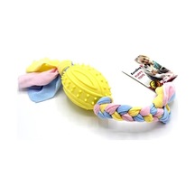 Eurodog&Eurocat Diş İpli Köpek Oyun Rugby Topu 35 x 9 x 6 CM