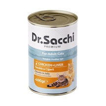 Dr.sacchi Tavuklu Ciğerli Kedi Konservesi 400 Gr