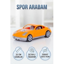 TıfılToys Spor Yarış Arabası 35 Cm Nissan 350z Tasarımlı Turuncu Eğlenceli Oyuncak Yarış Arabası