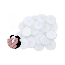 20 Adet Şeffaf Yuvarlak 3 Cm Çaplı Güçlü Disk Yapışkanlar Bx40 Rekli