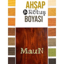 Ahşap Rötuş Boyası - Maun - 25ml , Fırçalı Cam Şişede
