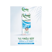 200ml %1 Yağlı Süt 27adet