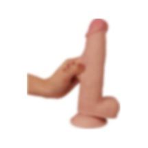 Zaga Oyun Gerçekci Çift Katmanlı 20 Cm Realistik Özel Yapay Penis