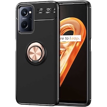 A96 4g Kılıf Ravel Silikon Kapak - Siyah-rose Gold Siyah-rose Gold Siyah-rose Gold