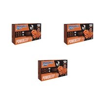 Dolphin Nitril Powergrip Ekstra Kalın Elmas Dokulu Eldiven Turuncu Meidum Orta Boy - 50'li 3 Paket