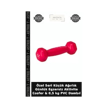 Özel Seri Küçük Ağırlık Günlük Egzersiz Aktivite Cosfer & 0,5 Kg Pvc Dambıl
