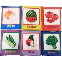 Birlik Oyuncak Babycim Eğitici Meyveler & Sebzeler Soft Kartları