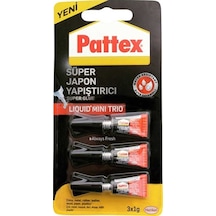 Pattex Süper Japon Yapıştırıcı Mini Trio 1gr 3lü - 2 Adet Pattex Süper Japon Yapıştırıcı Mini Trio 1gr 3lü - 2 Adet