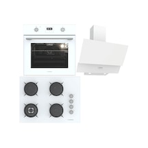 Termikel BO O64D5C W + BH P7194C W + CH C6532C WW Beyaz Ankastre Set