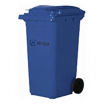 240 Litre Plastik Çöp Konteyneri Tekerlekli Atık Konteyneri Hey Çelik Pk-095