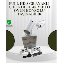 Portatif 4k Projeksiyon - 4.000 Uygulama, Kablosuz Yansıtma Ve Bluetooth 5.0 84500612