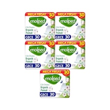 Molped Pure & Soft Hijyenik Ped Gece 5 x 30'lu