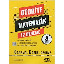 Tandem Yayınları Otorite 8. Sınıf Matematik Deneme
