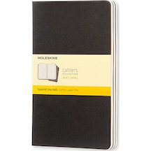 Moleskine 13X21 3'Lü Set Düz Siyah Butik Defter